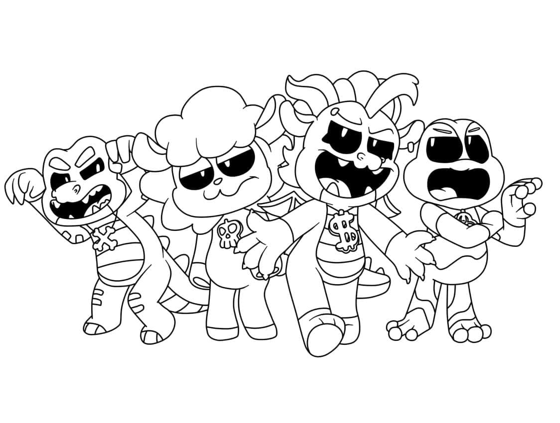 Nightmare Critters fargelegging