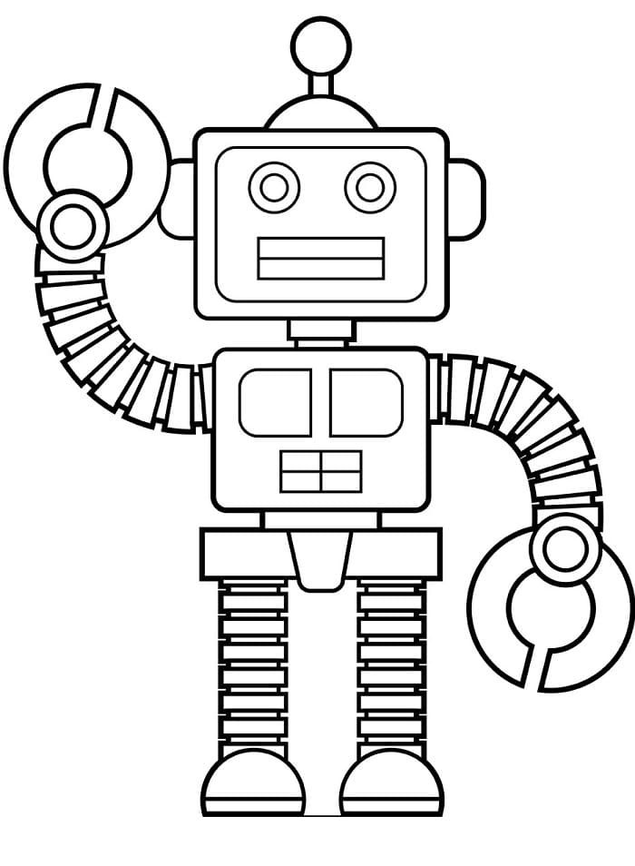 Skriv Ut Robot fargelegging