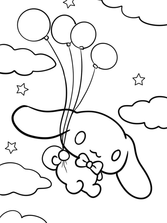 Søt Cinnamoroll fargelegging