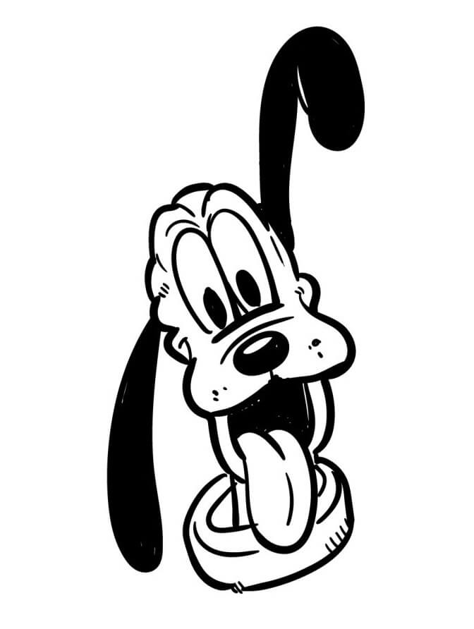 Søt Pluto fargelegging