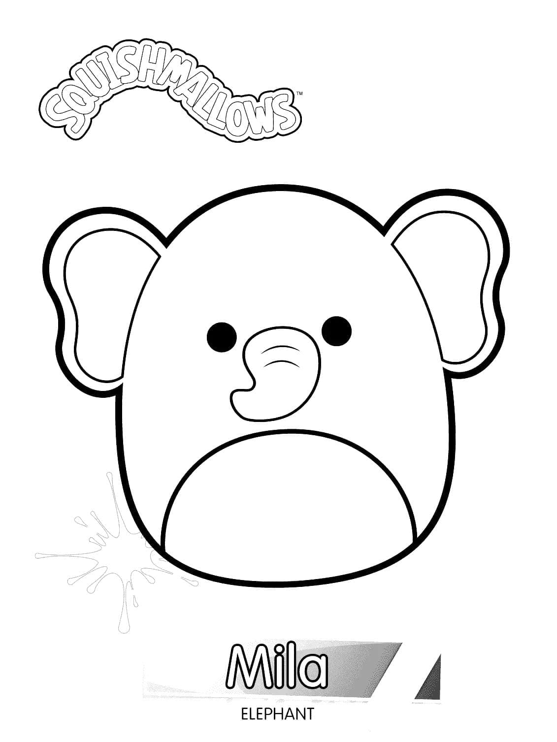 Squishmallow (5) fargelegging