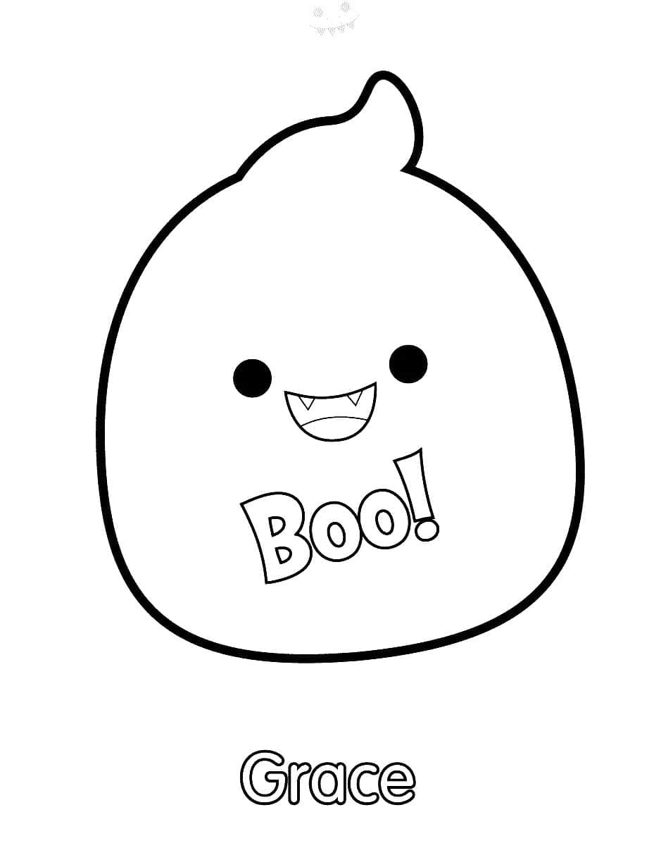 Squishmallow-bilde fargelegging