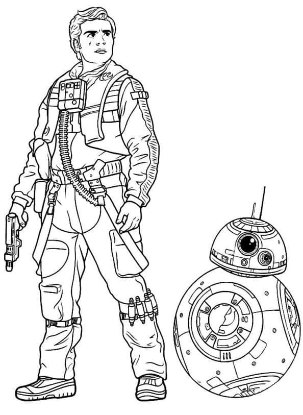Utskriftbart Star Wars for ungene fargelegging