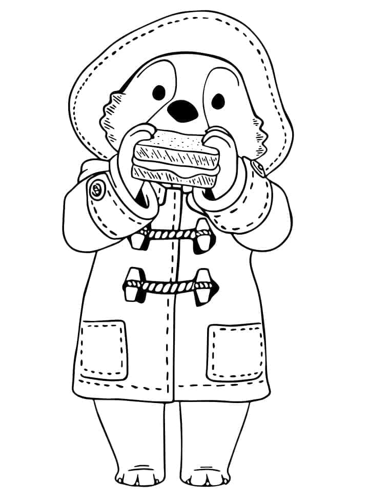 Utskrivbar Gratis Paddington fargelegging