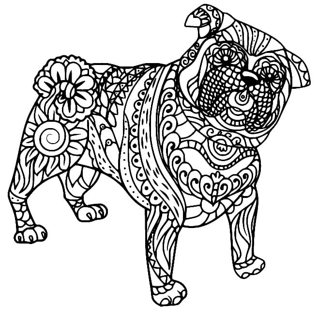 Utskrivbar gratis Zentangle fargelegging