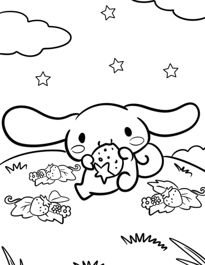 Veldig søt Cinnamoroll fargelegging