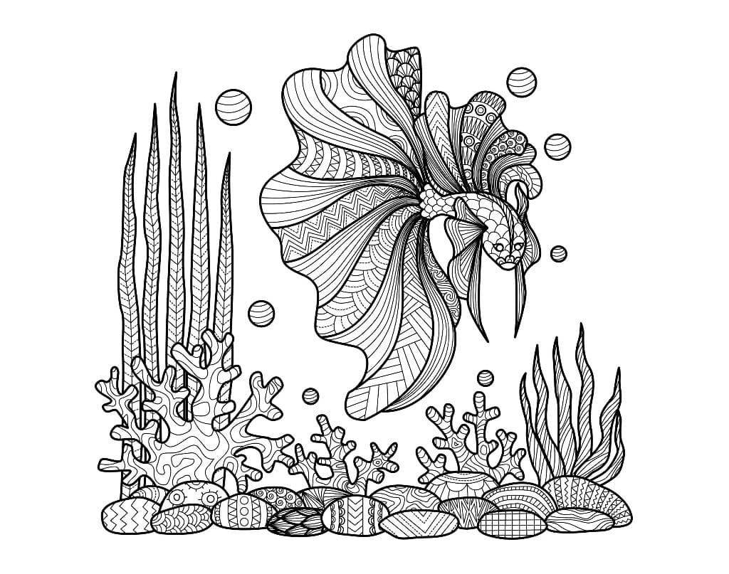 Zentangle (1) fargelegging