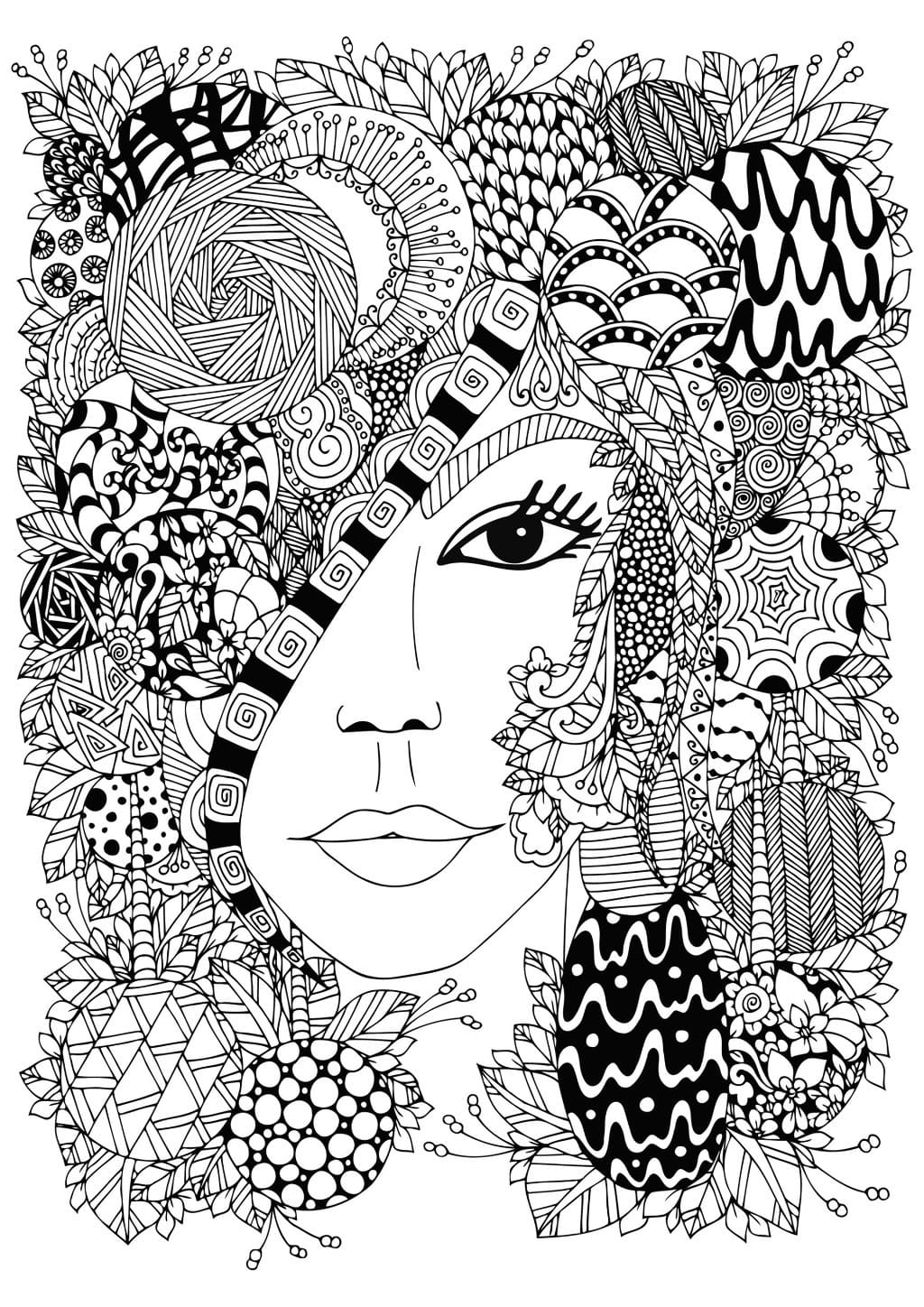 Zentangle (3) fargelegging