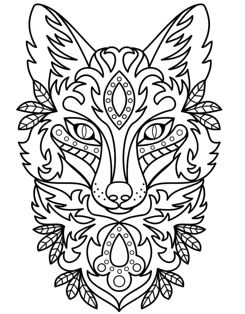 Zentangle bilde fargelegging