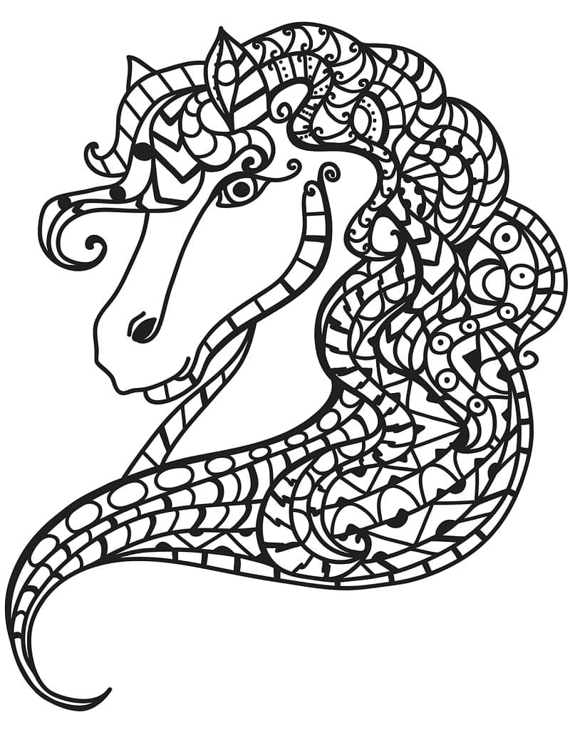 Zentangle gratis bilde fargelegging