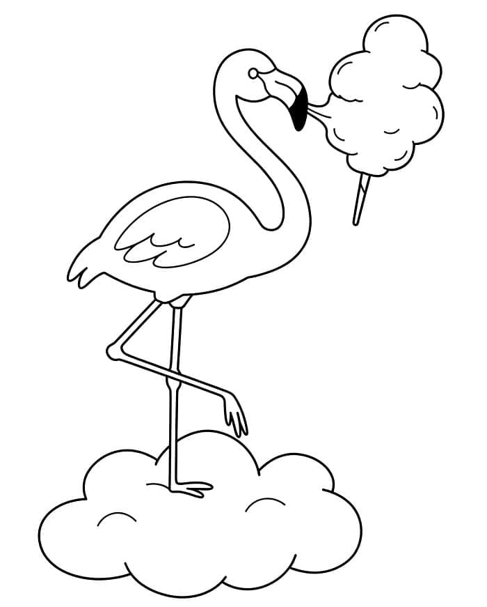 Flamingo Fargeleggbar for Barn fargelegging