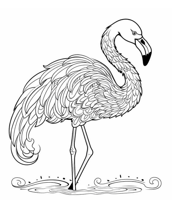 Flamingo Gratis for Barn fargelegging