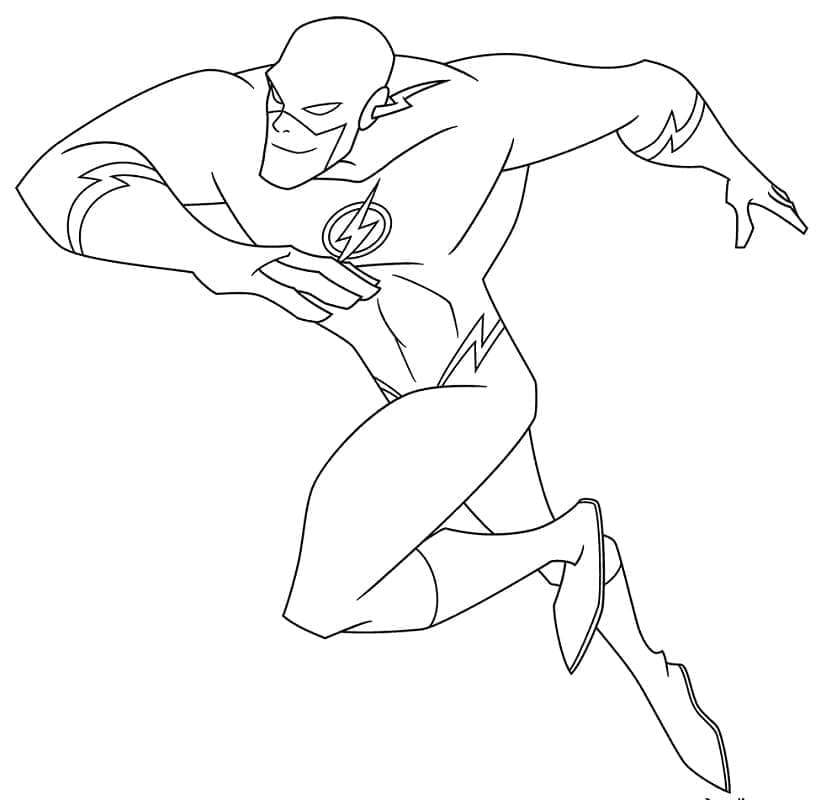 Flash (3) fargelegging