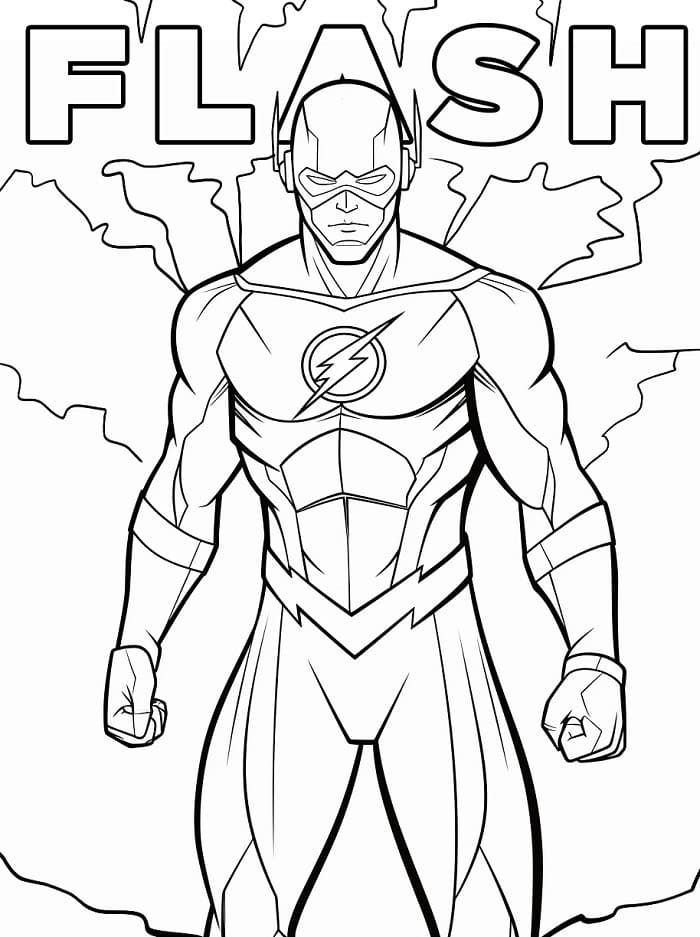 Flash Justice League fargelegging