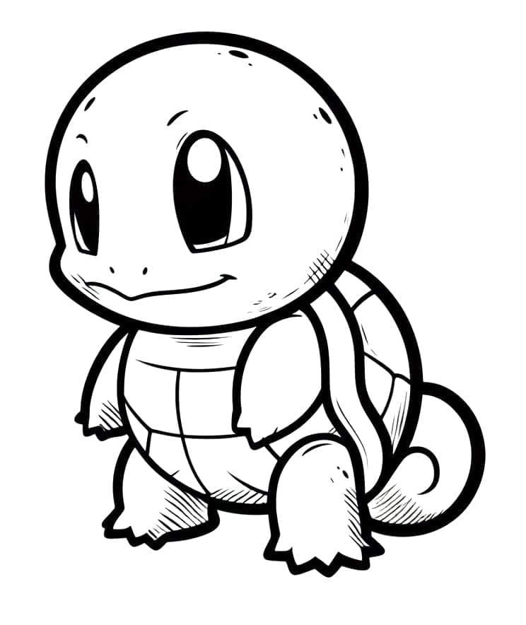 Glad Squirtle fargelegging