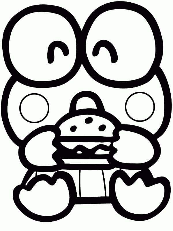 Gratis Keroppi utskrivbar fargelegging