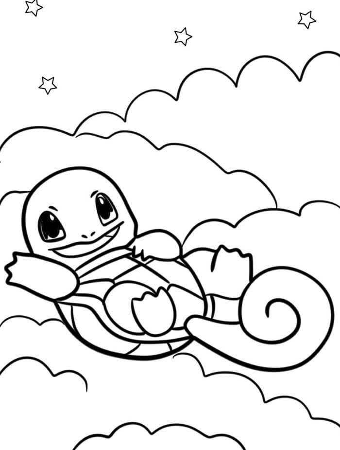 Gratis Squirtle for Barn fargelegging