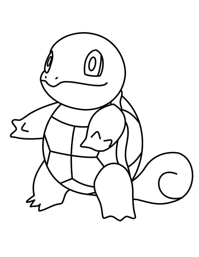 Gratis Squirtle fargelegging