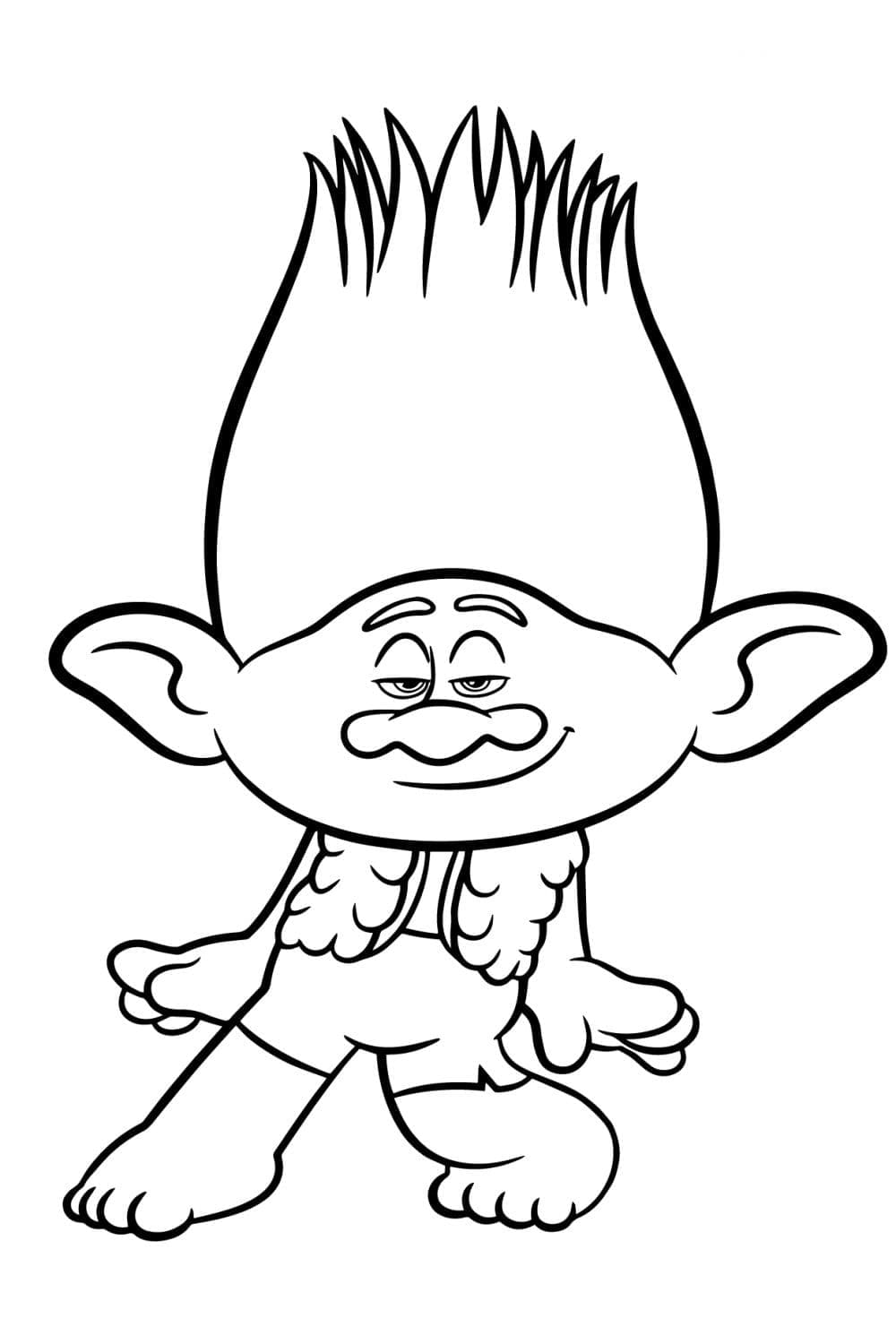 Gratis Trolls Bilde fargelegging