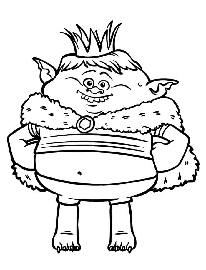 Gratis Utskrivbare Trolls fargelegging