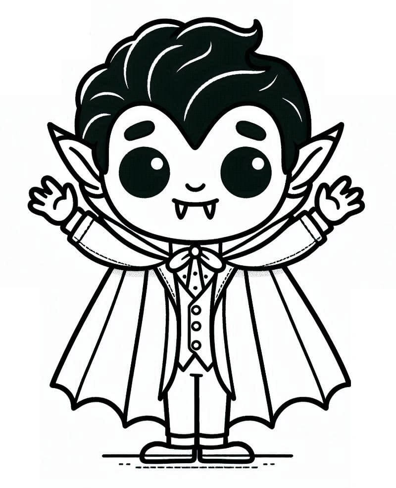 Gratis Vampyr for Barn fargelegging