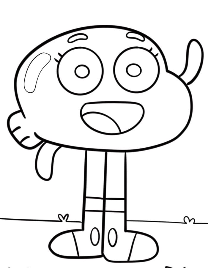 Gumballs fantastiske verden (10) fargelegging