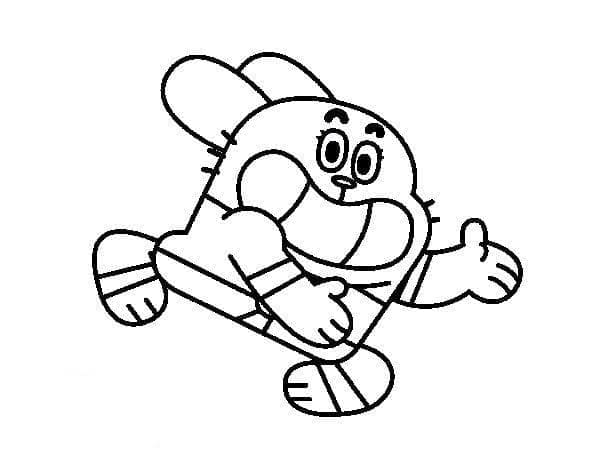 Gumballs fantastiske verden (29) fargelegging