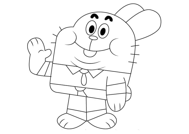 Gumballs fantastiske verden (33) fargelegging