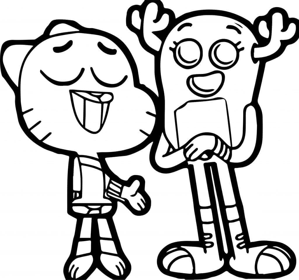 Gumballs fantastiske verden (39) fargelegging