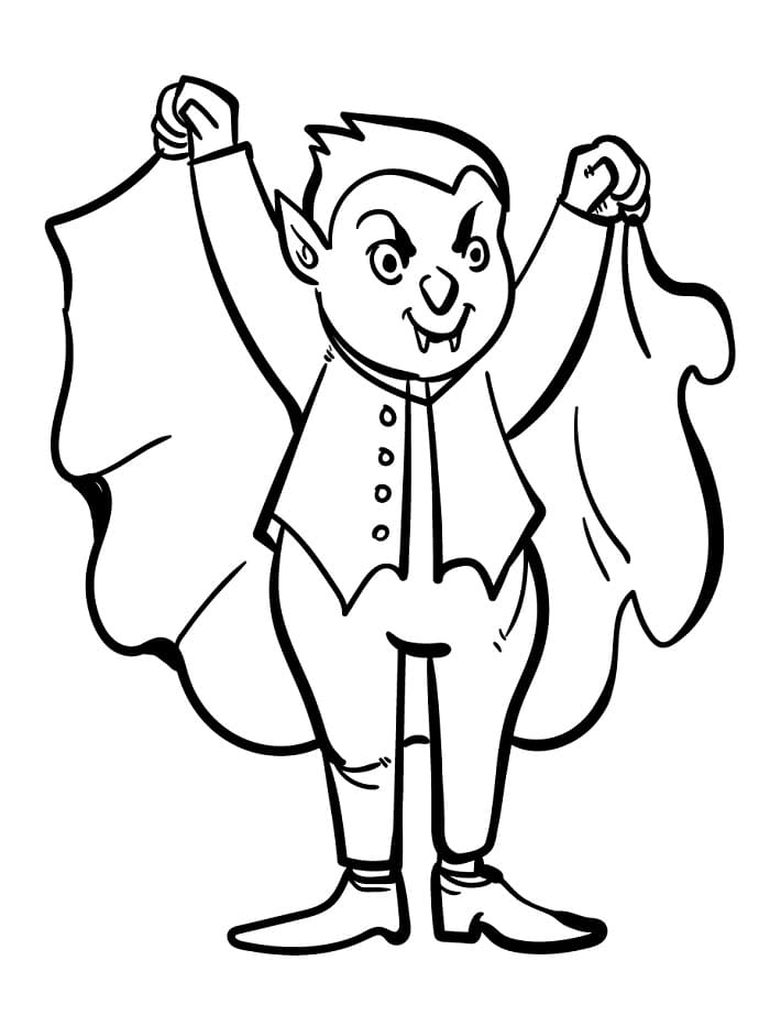 Halloween Vampyr fargelegging