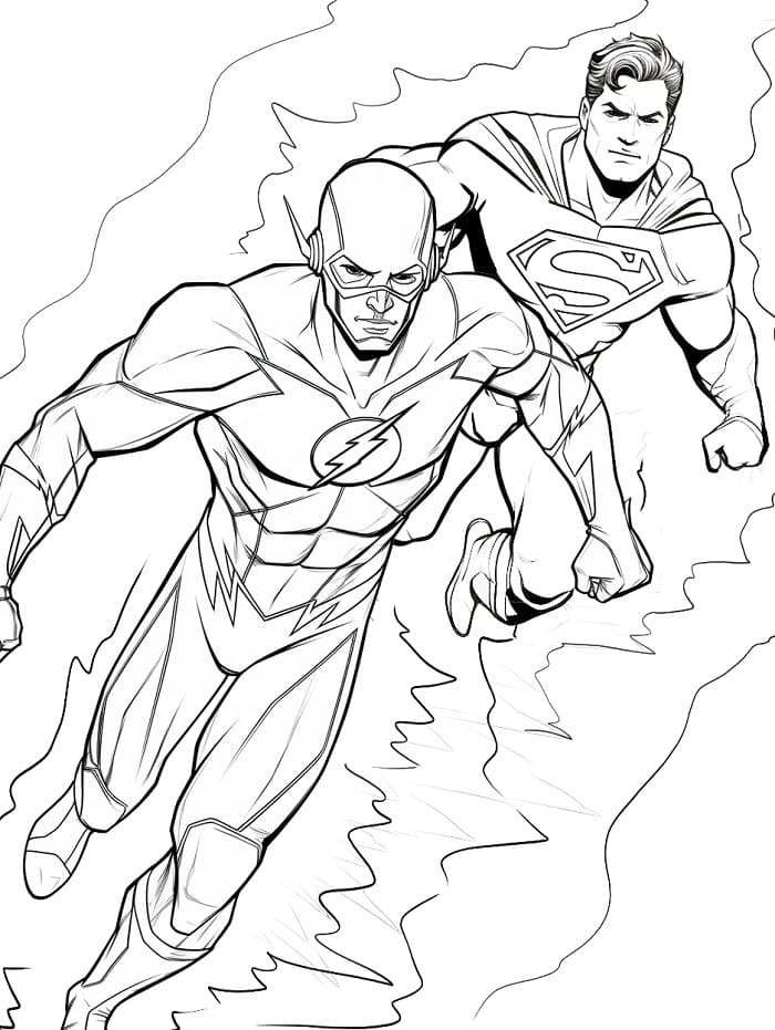 Justice League Flash fargelegging