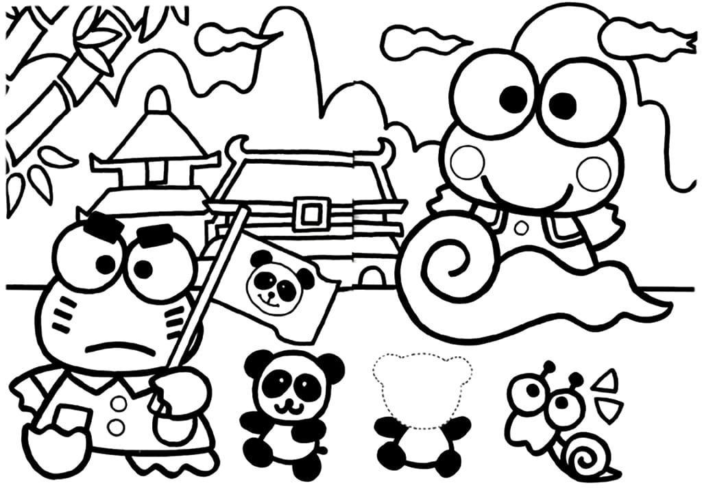 Keroppi (1) fargelegging