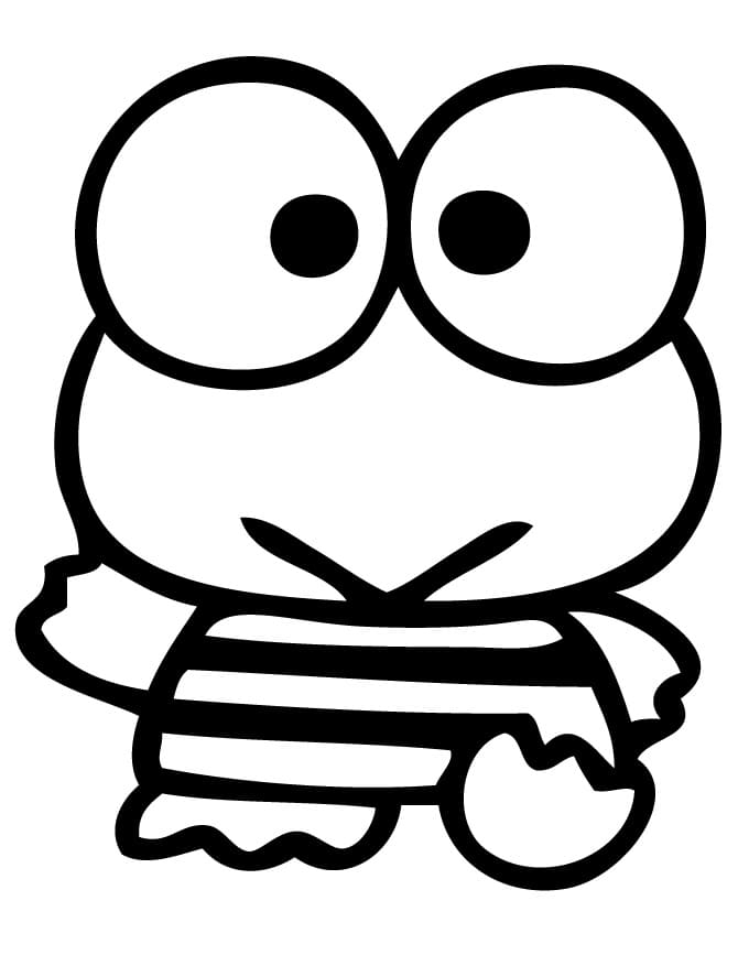 Keroppi for barn fargelegging