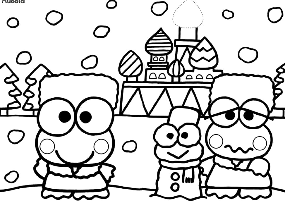 Keroppi utskrivbar gratis fargelegging