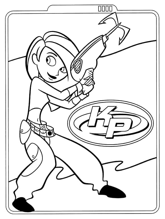 Kim Possible (10) fargelegging