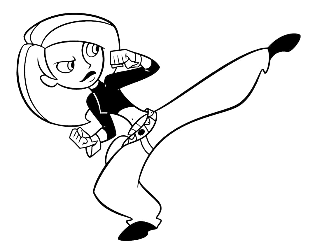 Kim Possible (4) fargelegging