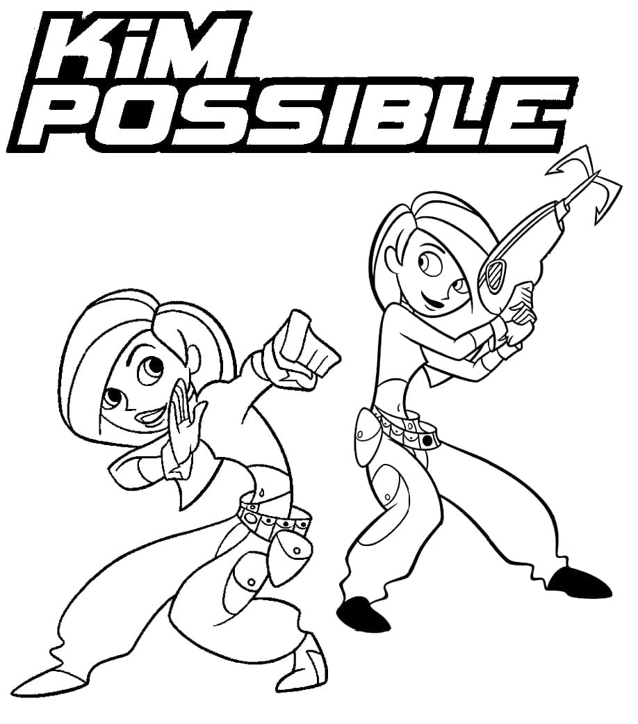 Kim Possible (9) fargelegging