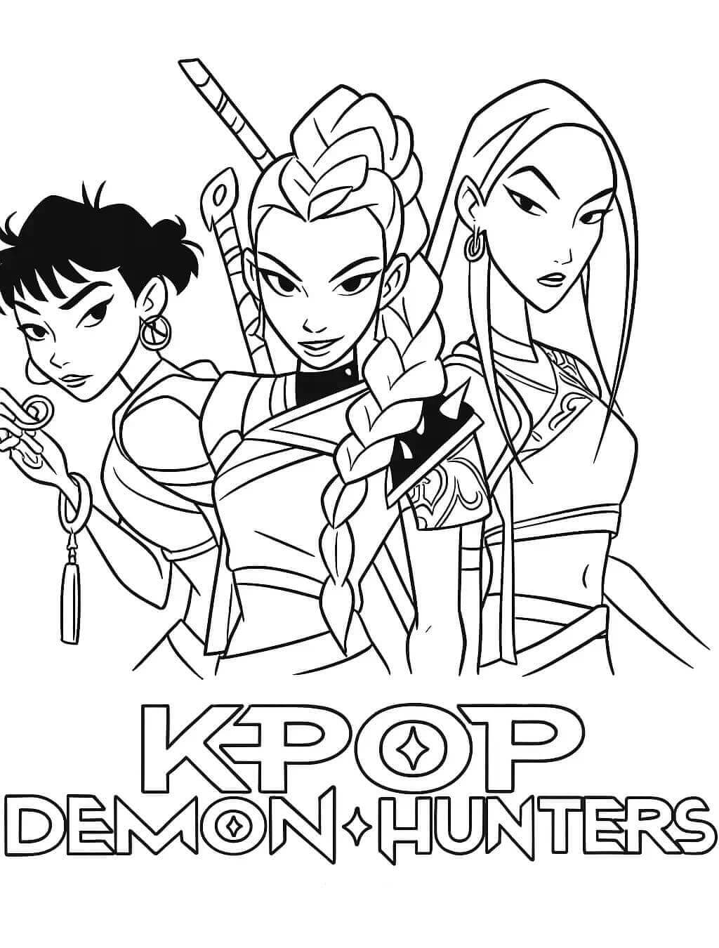 Kpop Demon Hunters (1) fargelegging