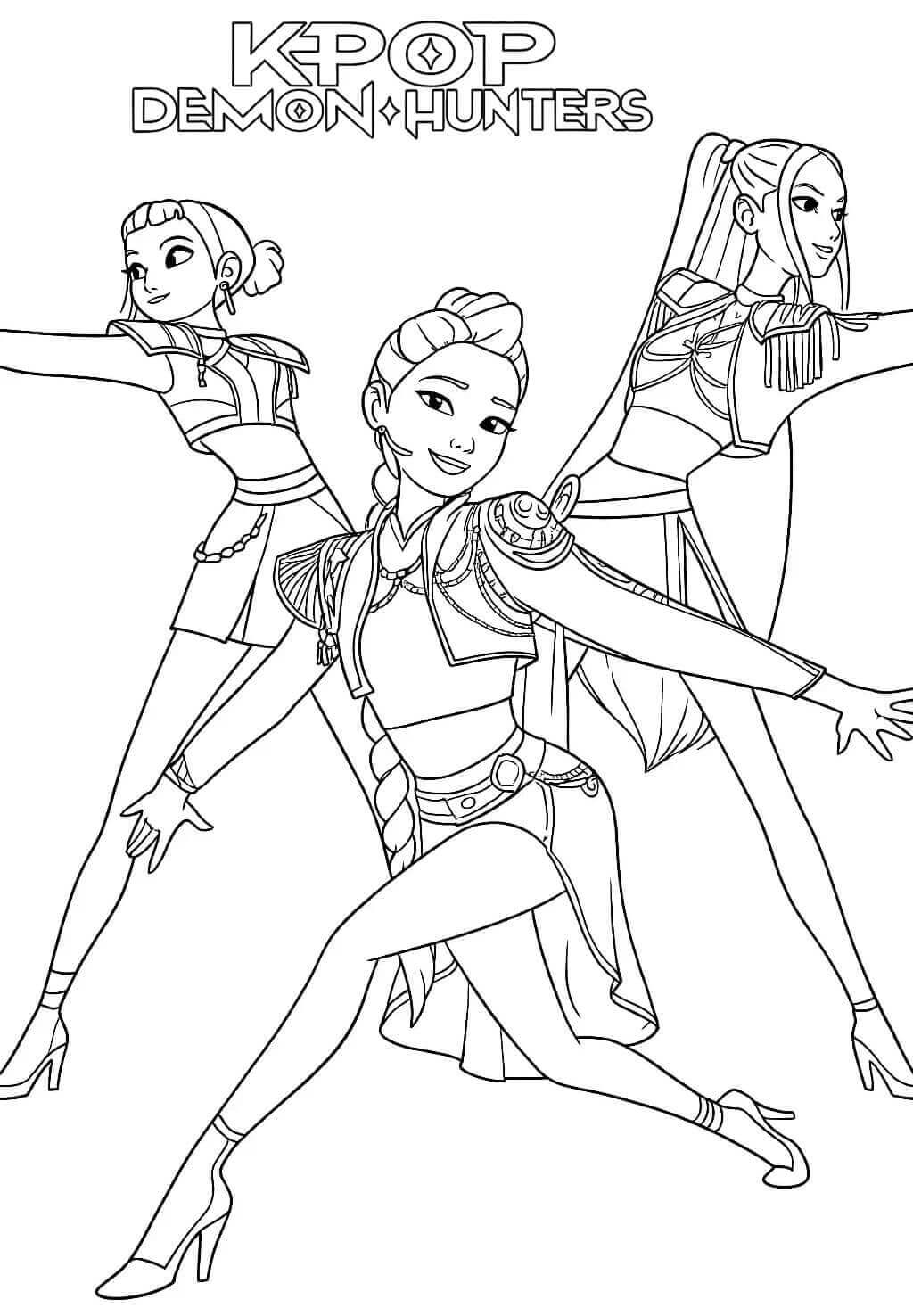 Kpop Demon Hunters (13) fargelegging