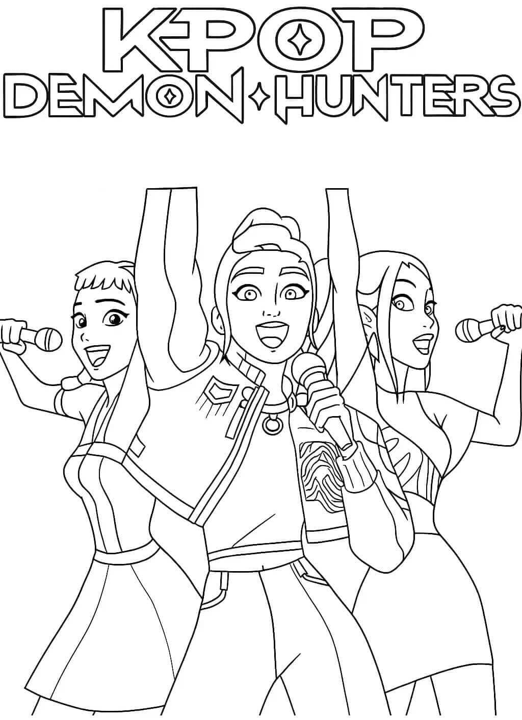 Kpop Demon Hunters (18) fargelegging