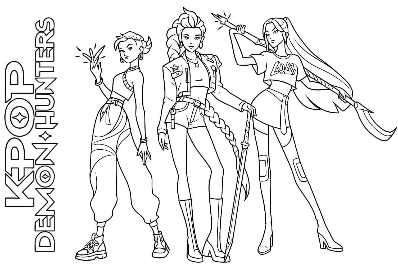 Kpop Demon Hunters (21) fargelegging