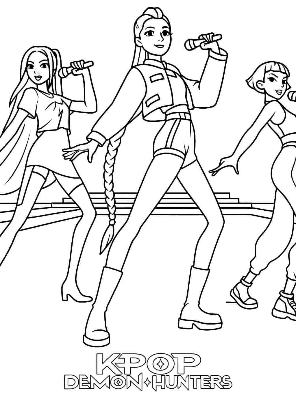Kpop Demon Hunters (22) fargelegging