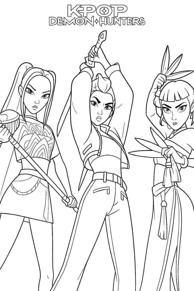 Kpop Demon Hunters (24) fargelegging