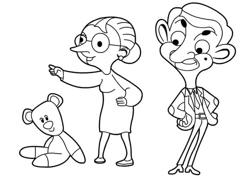 Mr. Bean (5) fargelegging