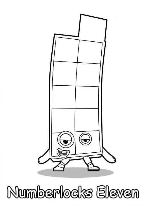 Numberblocks (2) fargelegging