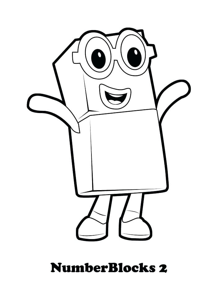 Numberblocks Gratis fargelegging