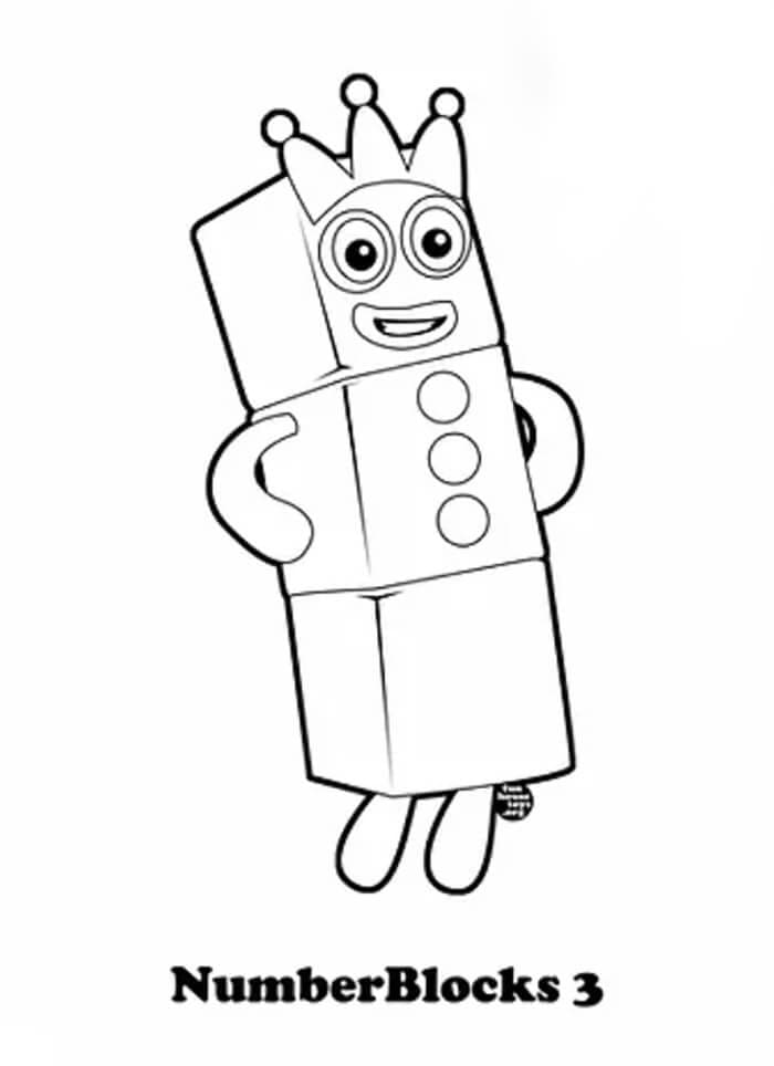 Numberblocks for Gratis fargelegging