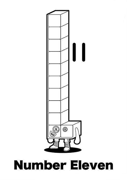 Numberblocks til Fargelegging fargelegging