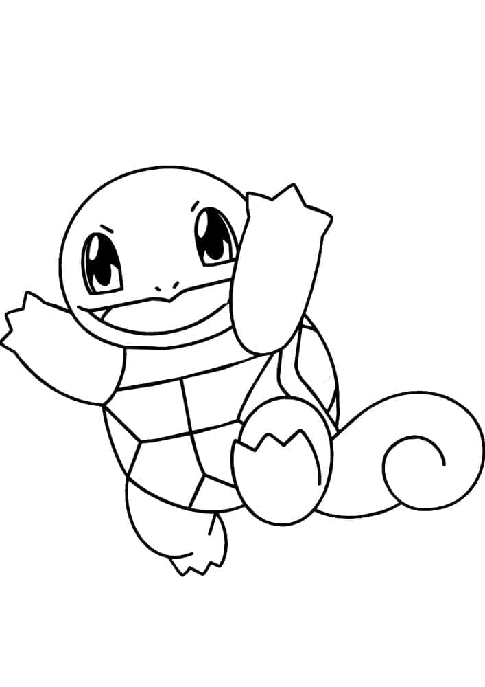 Nydelig Squirtle fargelegging