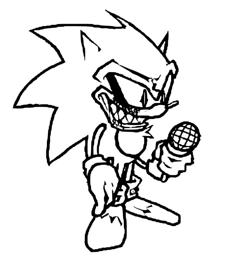 Ond Sonic Exe fargelegging